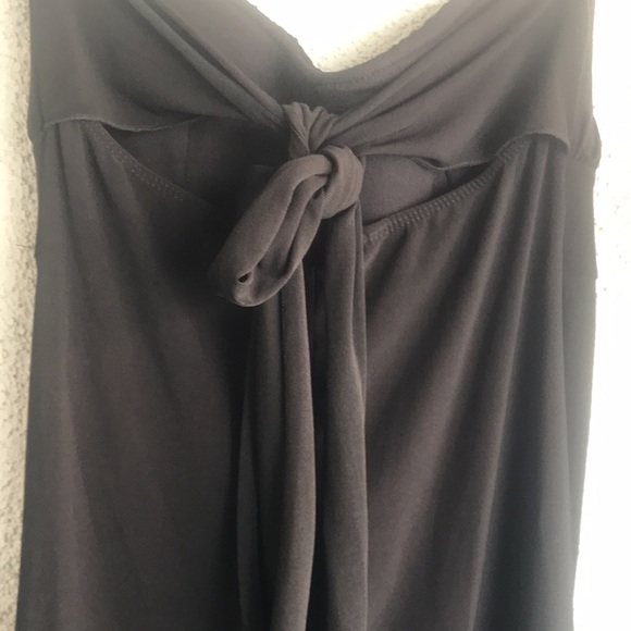 WET SEAL | Black Vintage Y2K Strapless Dress with Butterfly Design - Picture 3 of 6
